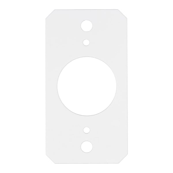 Center Sub Plate, 1 Gang, Rectangular, Steel